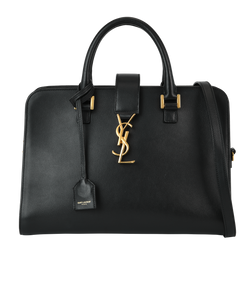 Baby Cabas Tote, Leather, Black, MII, CL/DB/S, 3*